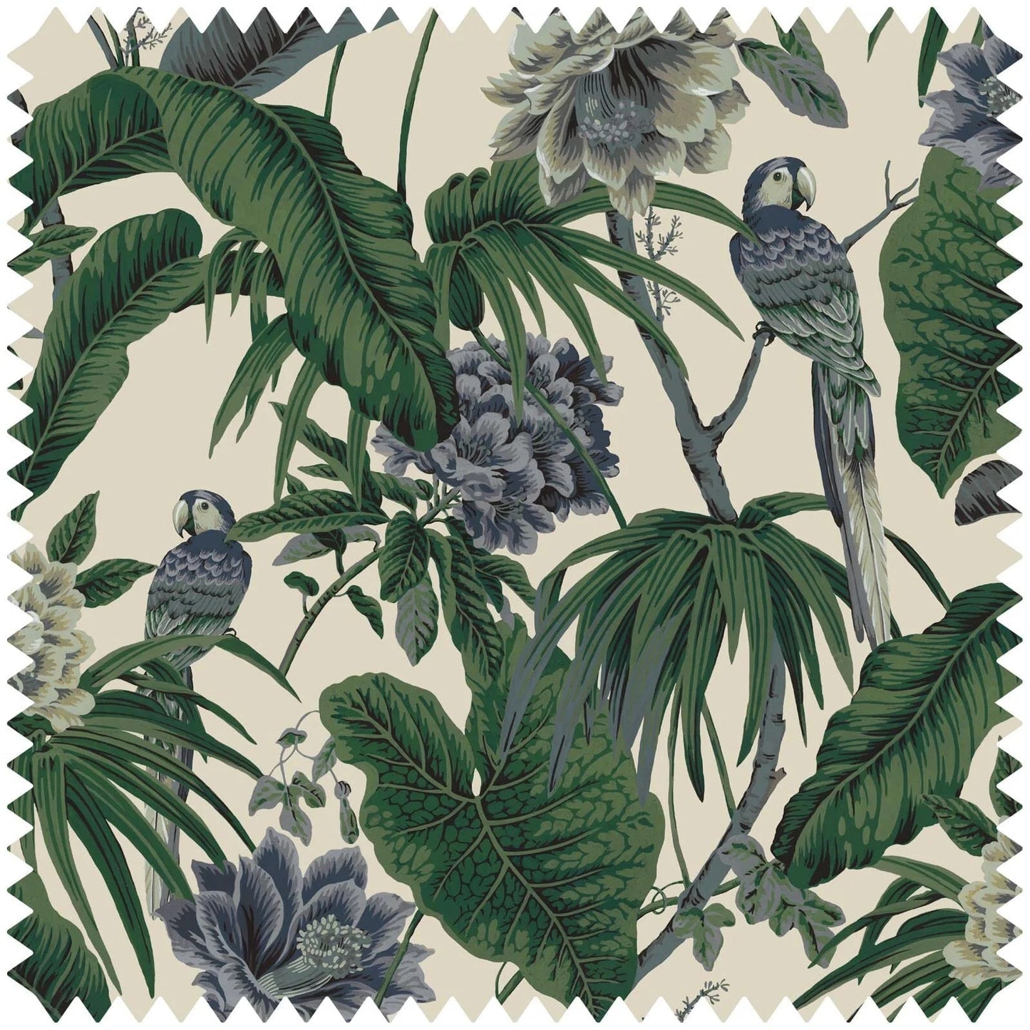 Paradisa Cotton Linen Fabric - Off White - House of Hackney - 1-FA-PAR-CL-WHT-XXX-XXX - Premier Wallcovering