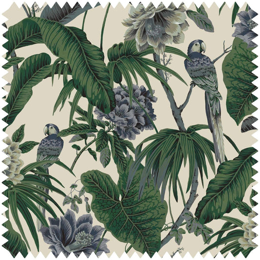 Paradisa Cotton Linen Fabric - Off White - House of Hackney - 1-FA-PAR-CL-WHT-XXX-XXX - Premier Wallcovering