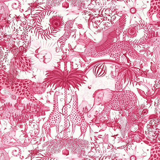 Paradise Lost Wallpaper - Berry - Clarke & Clarke - Emma J Shipley - W0216/01 - Premier Wallcovering