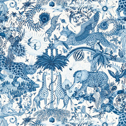 Paradise Lost Wallpaper - Ink - Clarke & Clarke - Emma J Shipley - W0216/02 - Premier Wallcovering