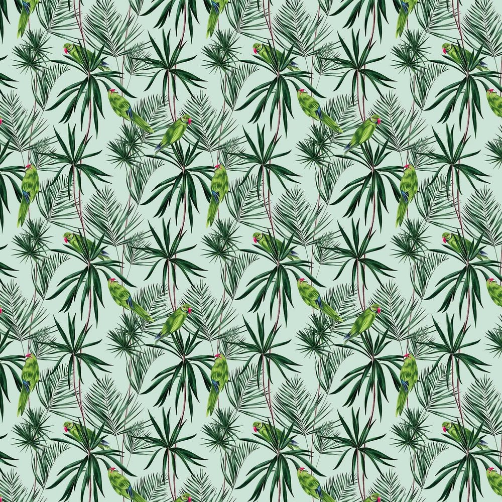 Paradise Wallpaper - Duck Egg - Ohpopsi - WLD53124W - Premier Wallcovering