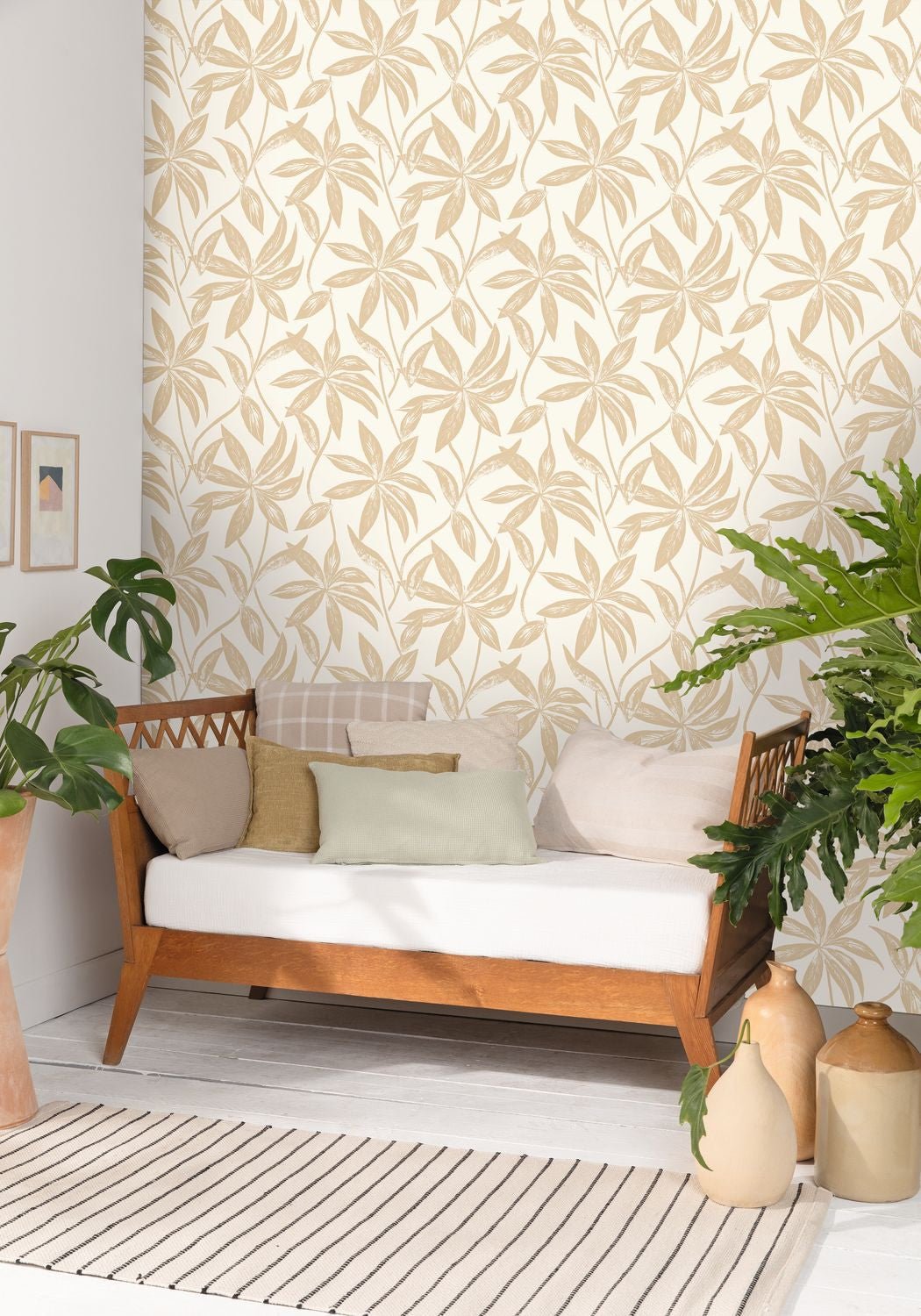 Paradisio Wallpaper - Beige - Caselio - 103701000 - Premier Wallcovering