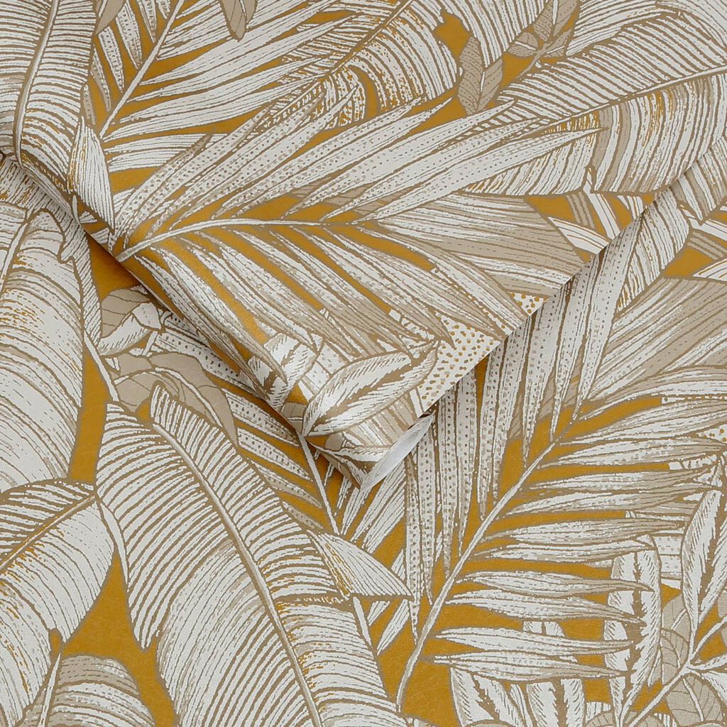 Paradys Wallpaper - Turmeric - Graham & Brown - 119672 - Premier Wallcovering