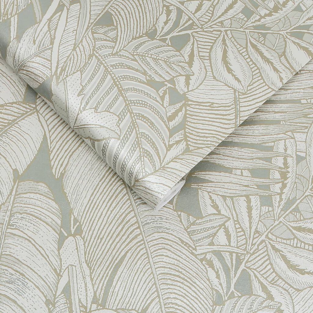 Paradys Wallpaper - Sage - Graham & Brown - 119670 - Premier Wallcovering