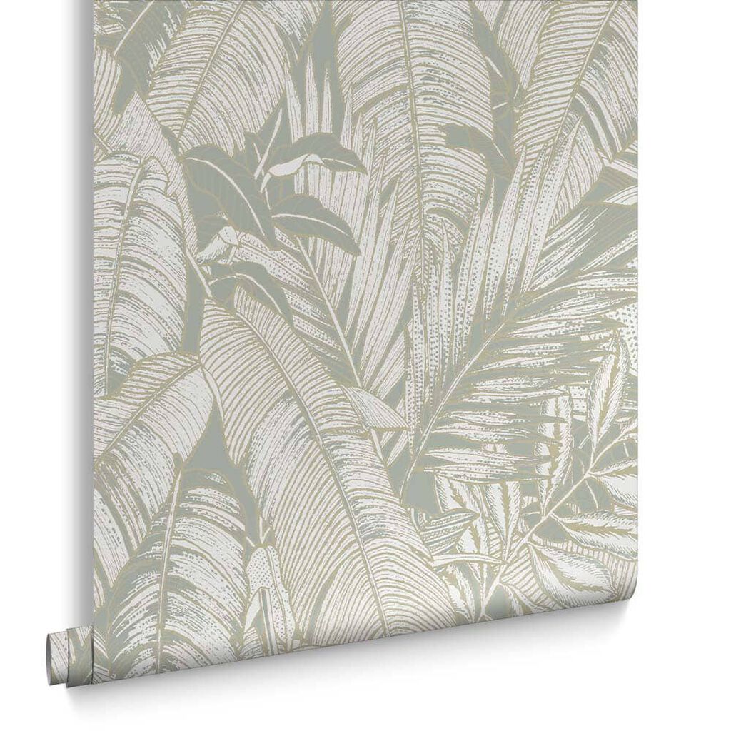Paradys Wallpaper - Sage - Graham & Brown - 119670 - Premier Wallcovering