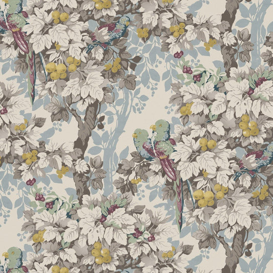 Parakeet Wallpaper - Natural - Warner House - Premier Wallcovering