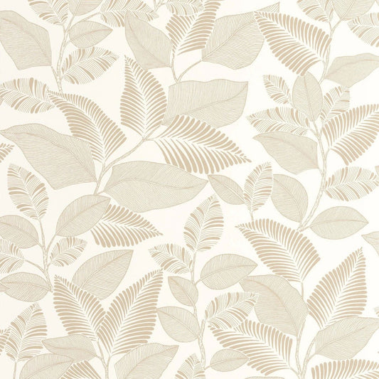 Paraty Rio Wallpaper - Beige Ficelle - Casadeco - 201801430 - Premier Wallcovering