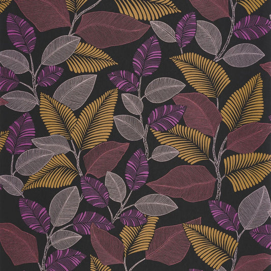 Paraty Rio Wallpaper - Lilas - Casadeco - 201804522 - Premier Wallcovering
