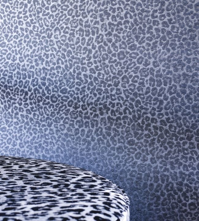 Pardus Wallpaper - Metallic Gilver & Charcoal - Osborne & Little - W6758-03 - Premier Wallcovering
