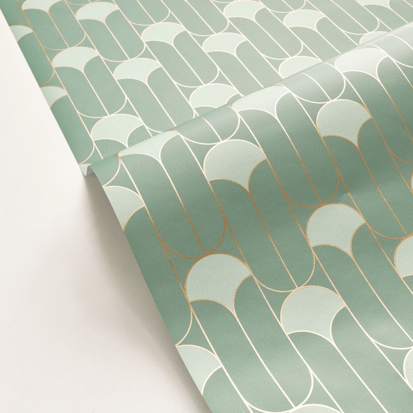 Paris Wallpaper - Vert De Gris - Caselio - 103967299 - Premier Wallcovering