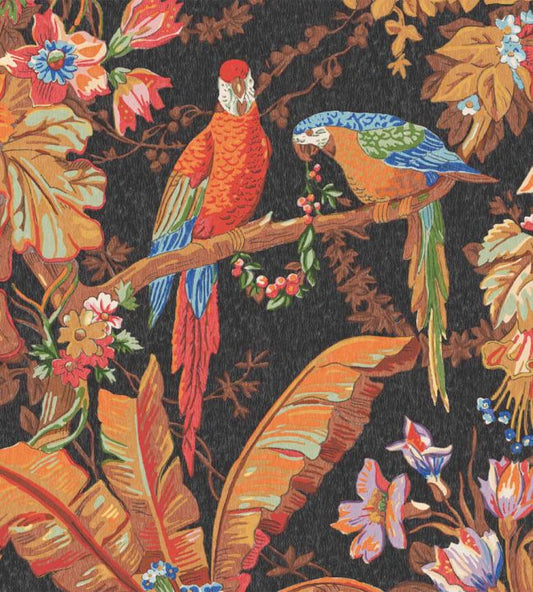 Parrot Talk Wallpaper - Terracotta Sunset - Woodchip & Magnolia - WM - 322 - 01R - Premier Wallcovering
