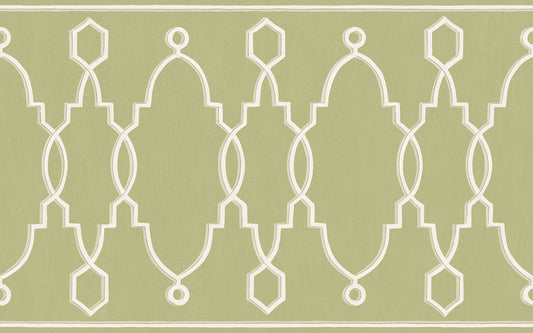 Parterre Border Wallpaper - Olive Green - 99/3012 - Cole & Son - Premier Wallcovering