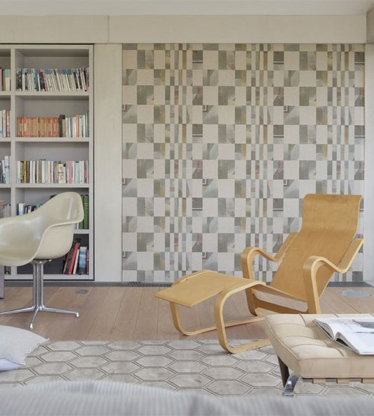 Parterre Wallpaper - Pewter - PDG1122/01 - Designers Guild - Premier Wallcovering