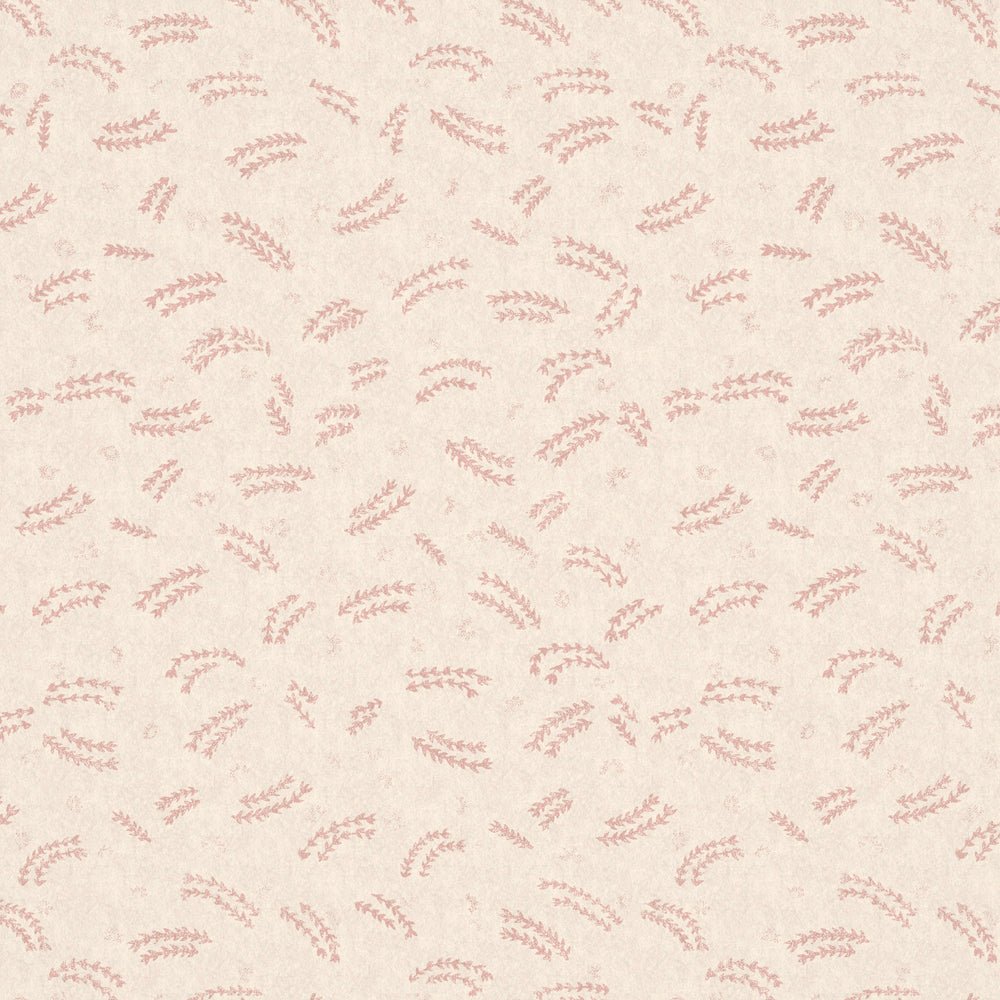 Pasha Sprig Wallpaper - Pink - Penny Morrison - PASHA-PINK - Premier Wallcovering