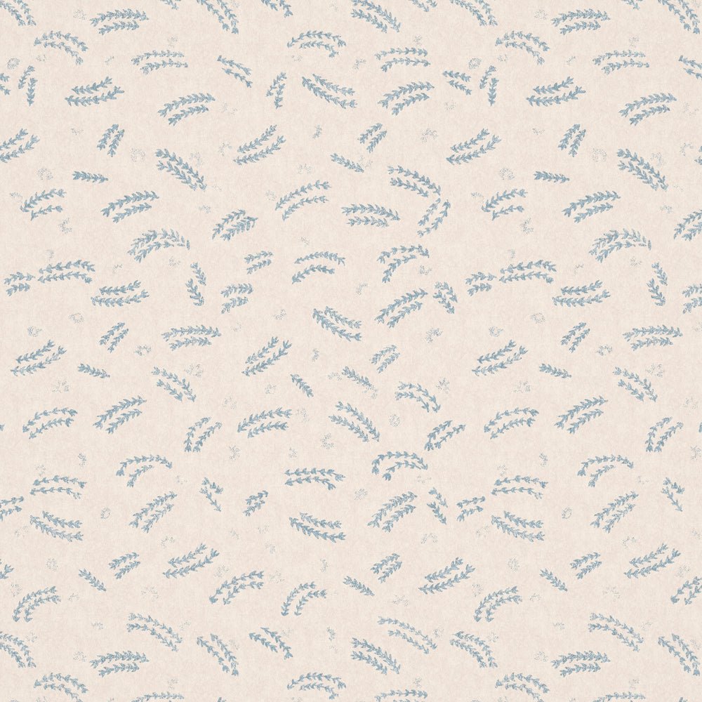 Pasha Sprig Wallpaper - Duck Egg - Penny Morrison - PASHA-DUCKEGG - Premier Wallcovering