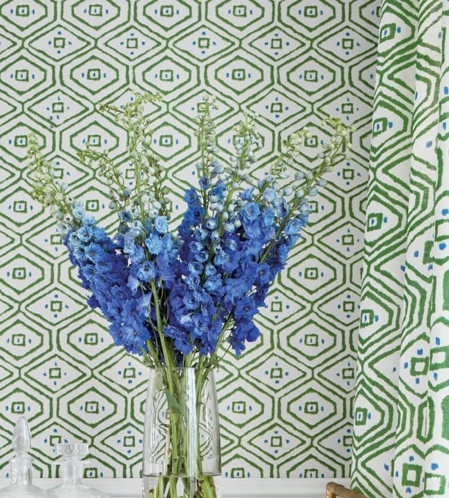 Pass A Grille Wallpaper - Black - Thibaut - T10613 - Premier Wallcovering
