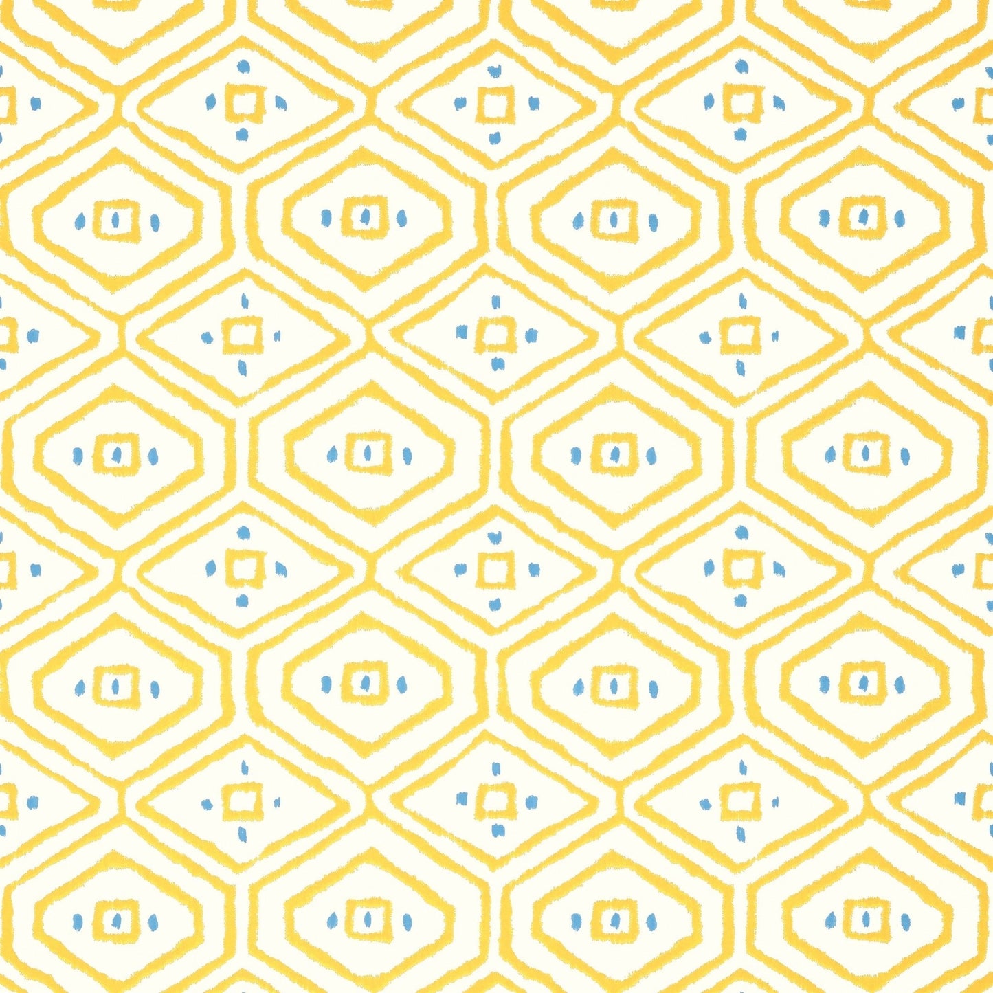 Pass A Grille Wallpaper - Yellow - Thibaut - T10615 - Premier Wallcovering