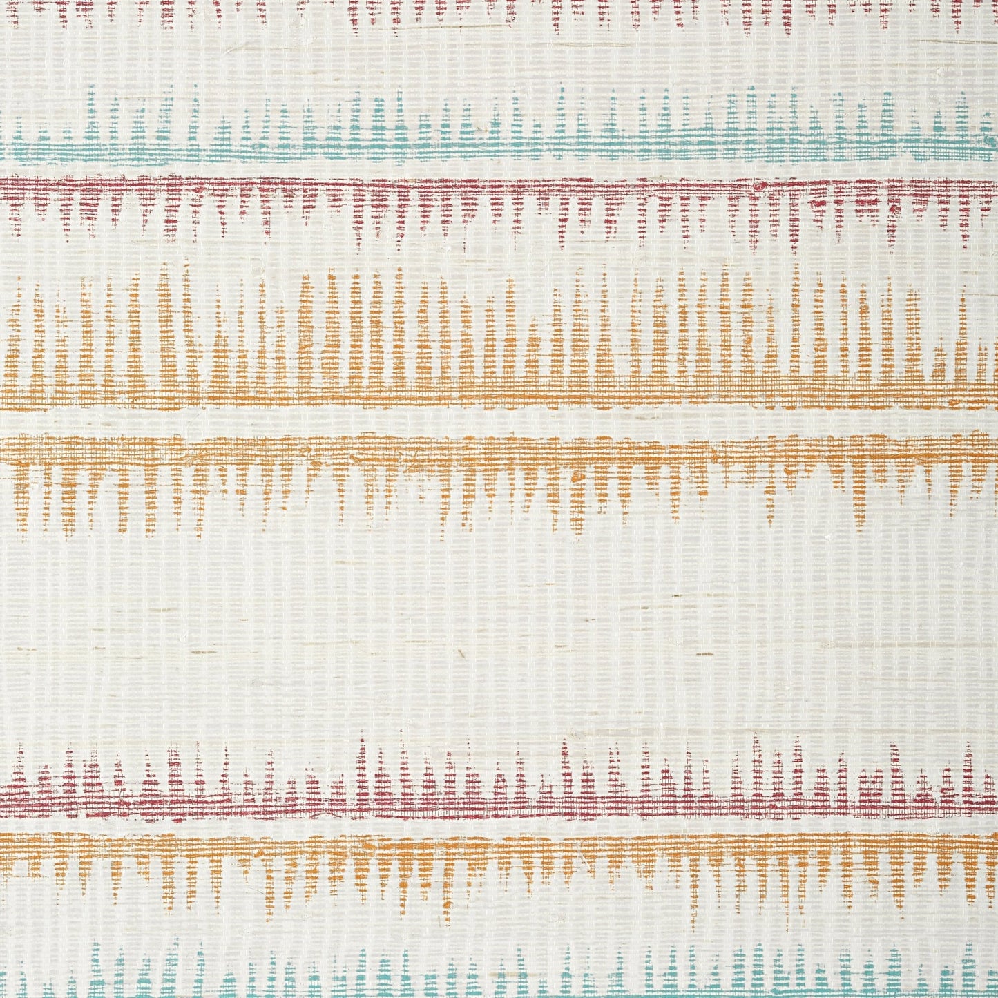 Passage Wallpaper - Melon & Turquoise - Thibaut - T24139 - Premier Wallcovering