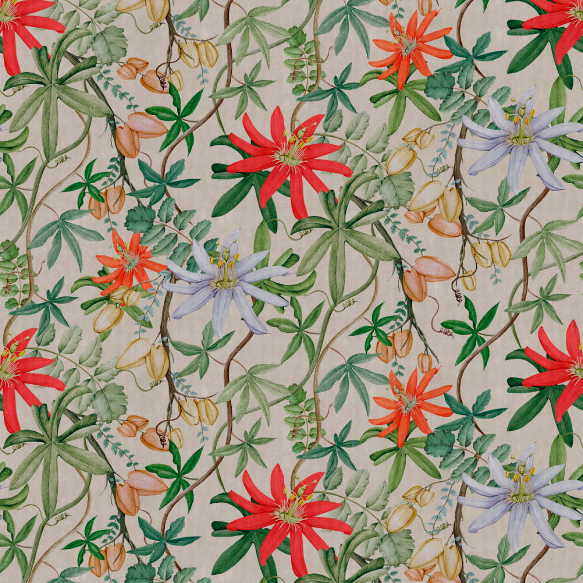 Passiflora Wall Mural - Verge - NLXL - UON - 11 - Premier Wallcovering