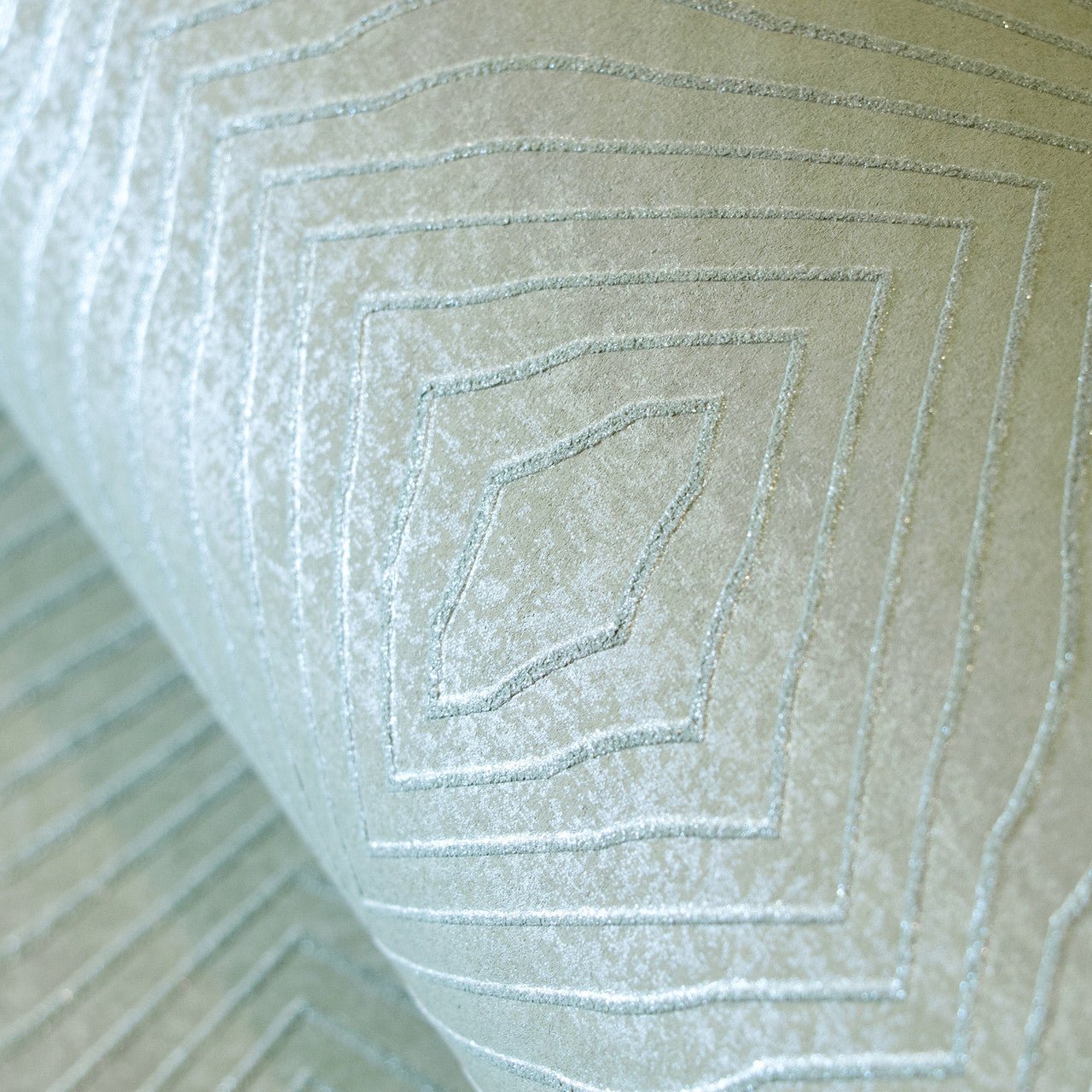 Passion Slow Living Geometric Wallpaper - Wasabi Green - Hohenberger - 30029 - Premier Wallcovering