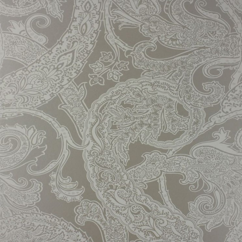 Patara Wallpaper - Metallic Gilver/Cream - Osborne & Little - W6750-04 - Premier Wallcovering