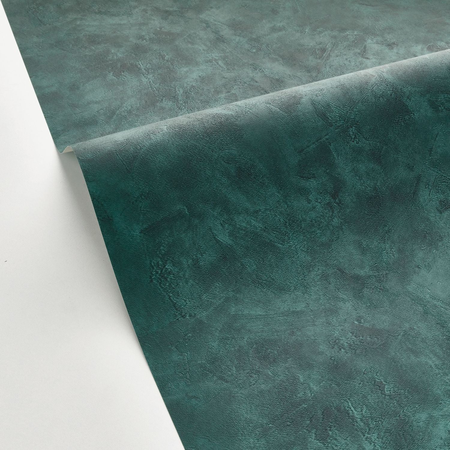 Patine Uni Wallpaper - Vert Sapin - Caselio - 100227979 - Premier Wallcovering