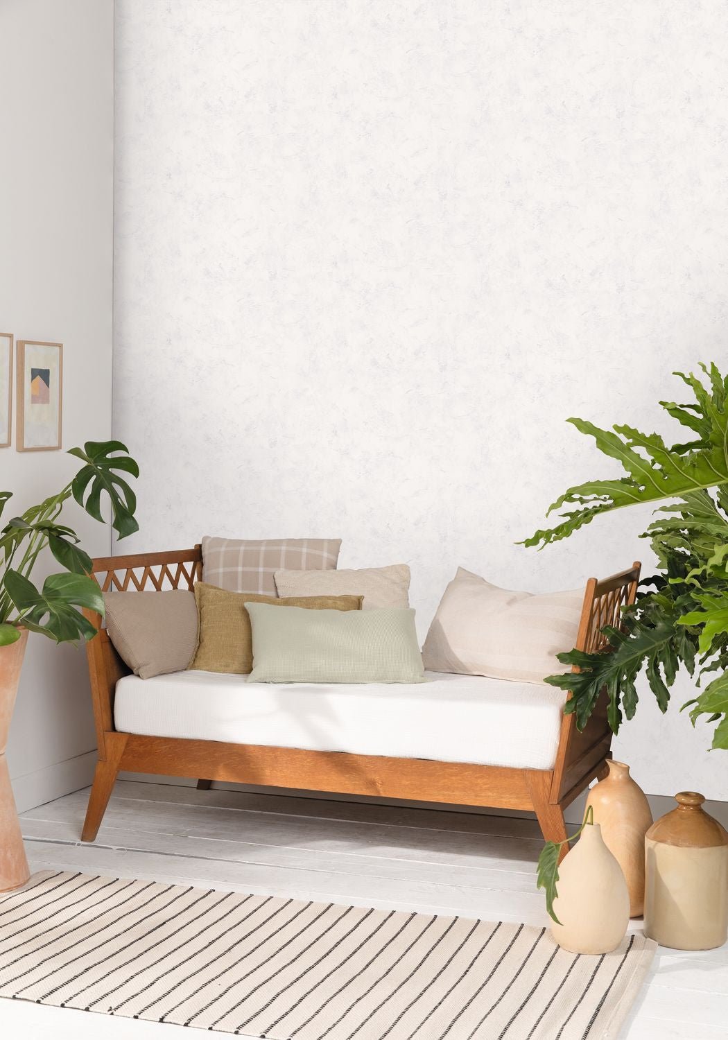 Patine Uni Wallpaper - Gris Clair - Caselio - 100229003 - Premier Wallcovering