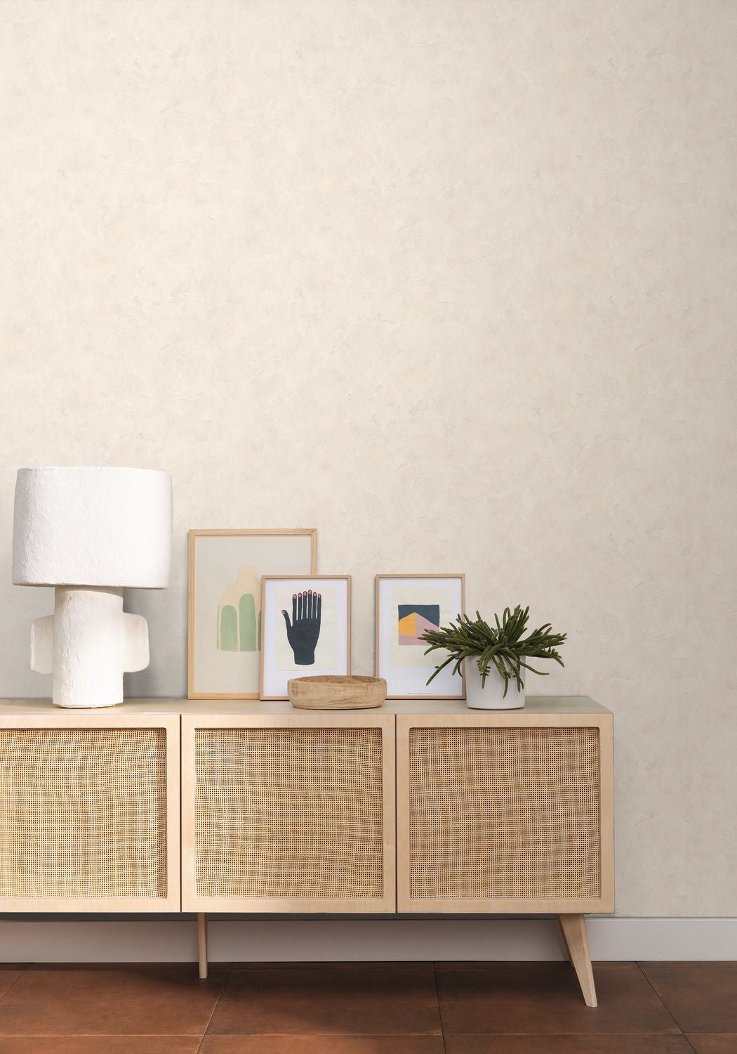 Patine Uni Wallpaper - Taupe - Caselio - 100221820 - Premier Wallcovering