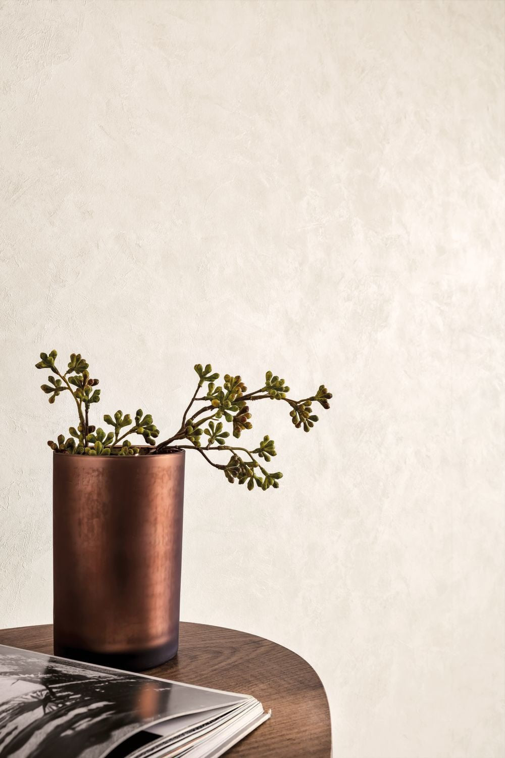 Patine Uni Wallpaper - Beige - Caselio - 100221139 - Premier Wallcovering