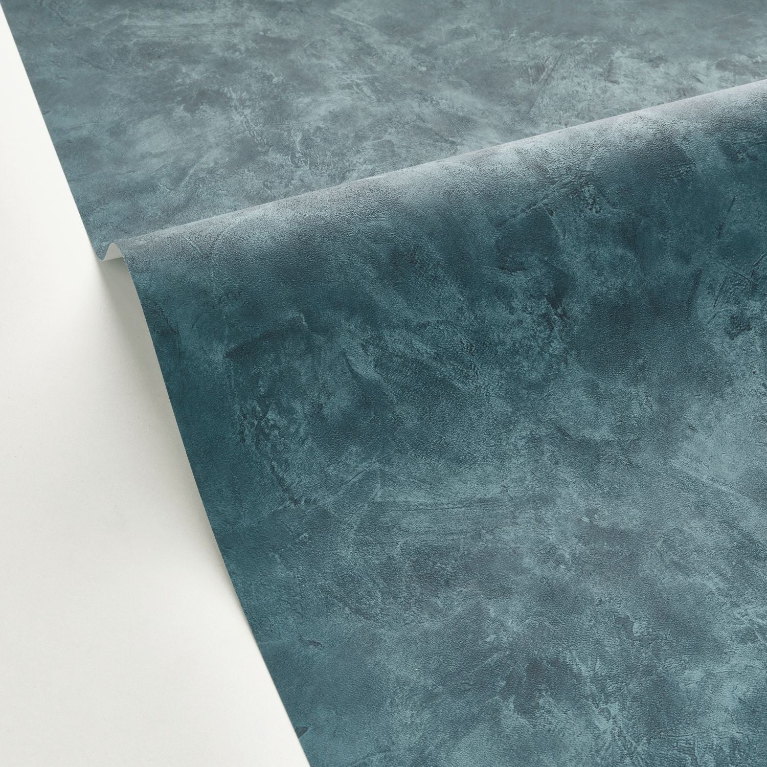 Patine Uni Wallpaper - Bleu Mineral - Caselio - 100226941 - Premier Wallcovering