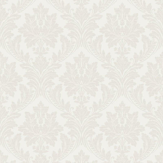 Pattano Damask Wallpaper - Cream - Grandeco - A65401 - Premier Wallcovering