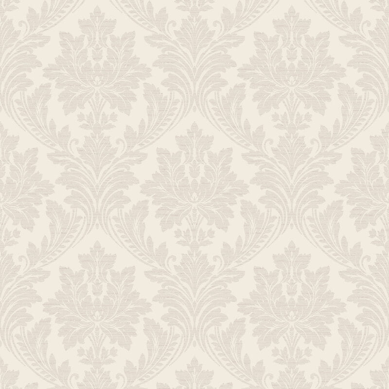 Pattano Damask Wallpaper - Taupe - Grandeco - A65402 - Premier Wallcovering