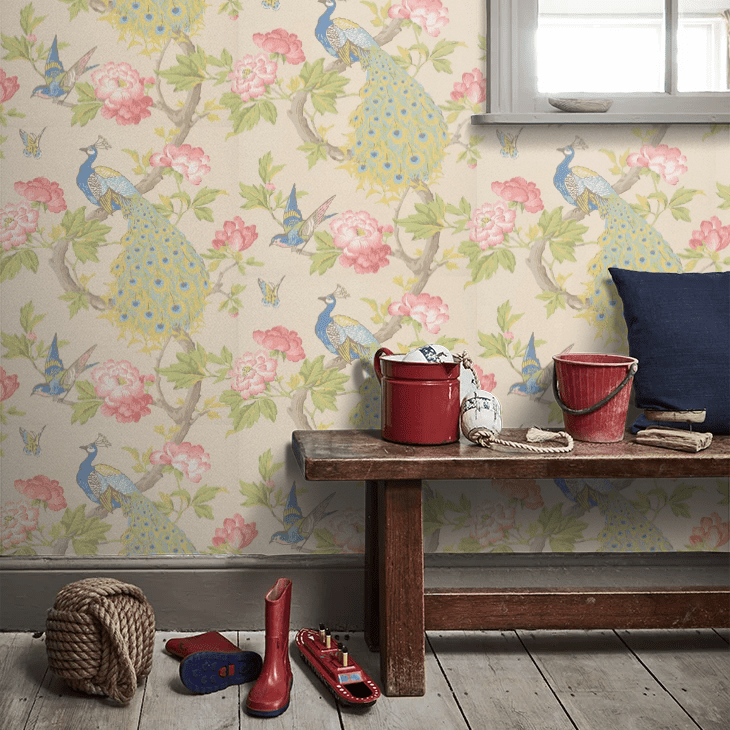Pavona Wallpaper - Hazel - Little Greene - 0245PAHAZEL - Premier Wallcovering