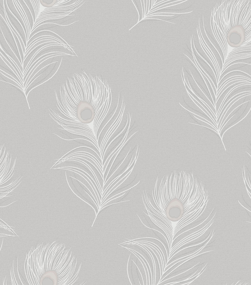Pavona Wallpaper - Grey - Holden Décor - 36241 - Premier Wallcovering