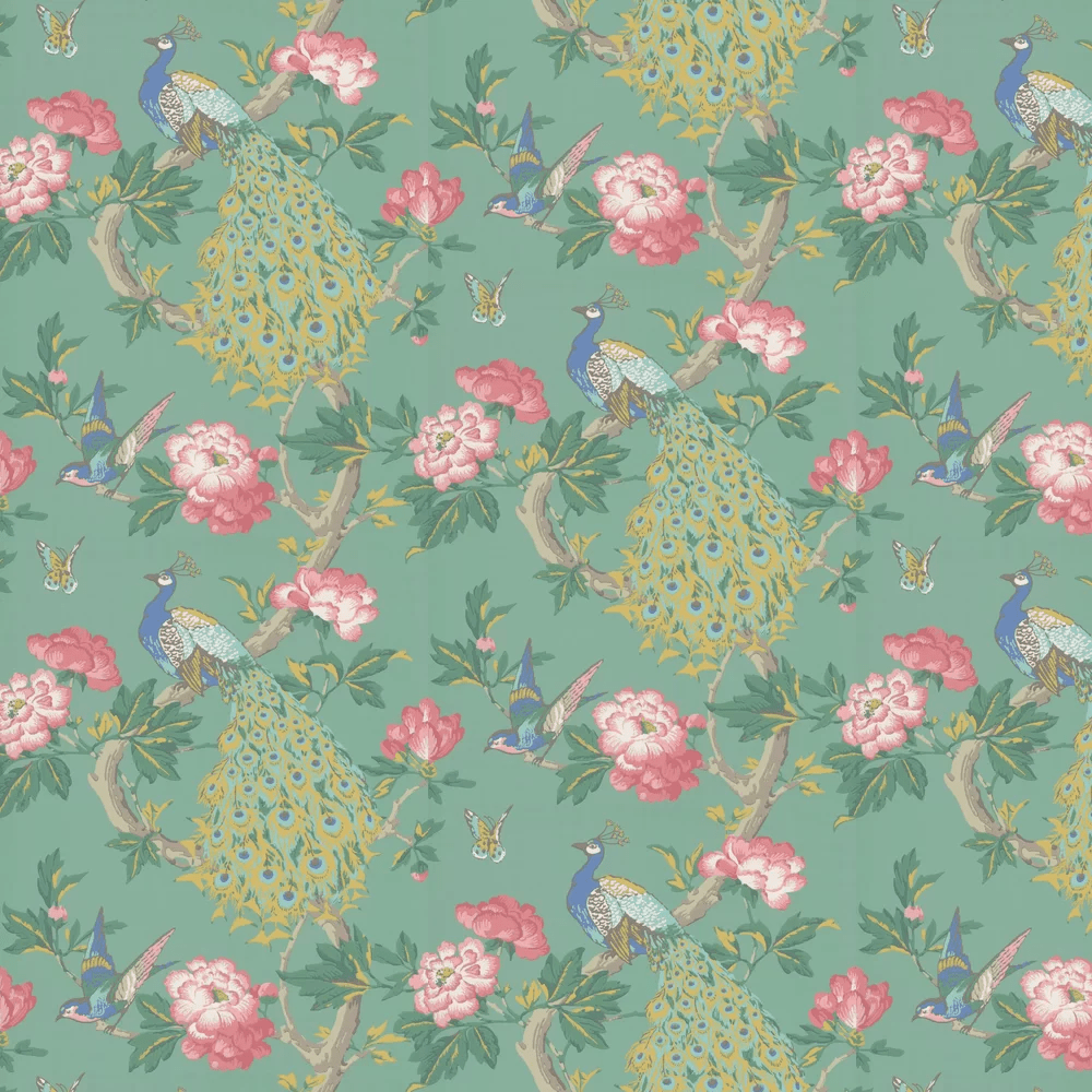 Pavona Wallpaper - Vivienne - Little Greene - 0245PAVIVIE - Premier Wallcovering