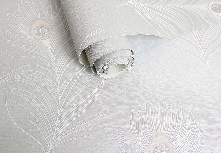 Pavona Wallpaper - Grey - Holden Décor - 36241 - Premier Wallcovering