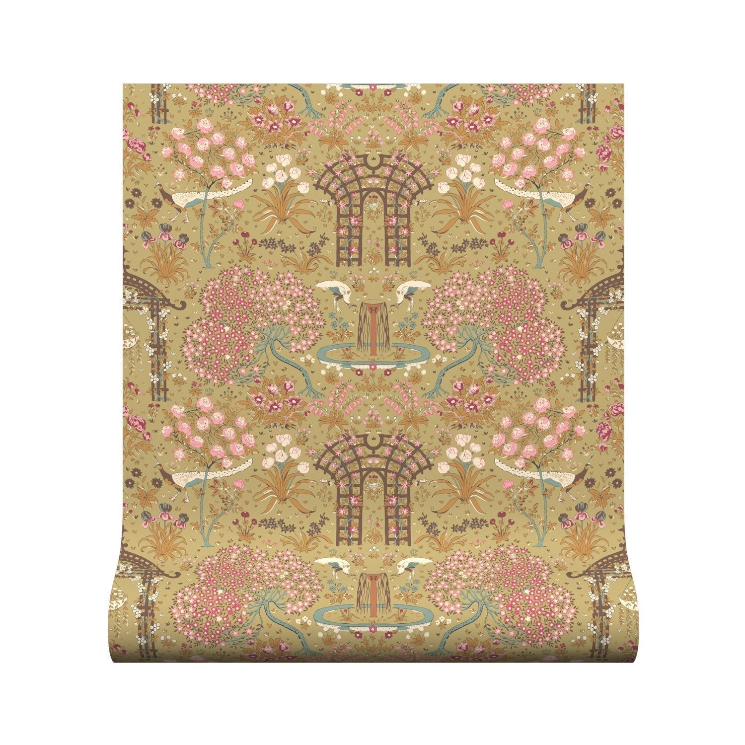 Pavone Wallpaper - Antique - Warner House - Premier Wallcovering