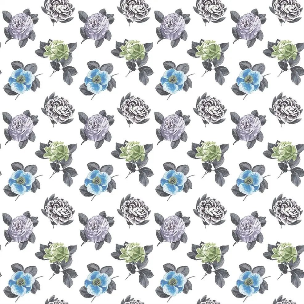 Pavonia Wallpaper - Cobalt - P601/03 - Designers Guild - Premier Wallcovering