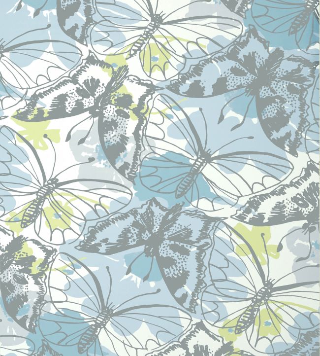 Paxton Wallpaper - Soft Blue - AT23177 - Anna French - Premier Wallcovering