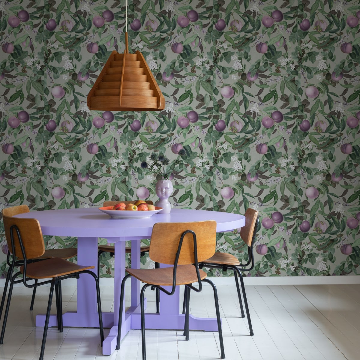 Peach Valley Wallpaper - Lilac - Rebel Walls - R17991 - Premier Wallcovering