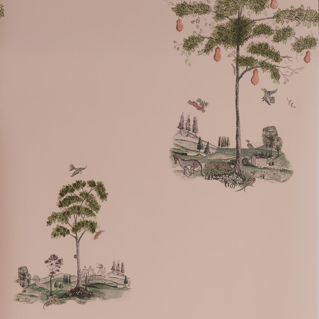 Pear Tree Wallpaper - Setting Plaster - Andrew Martin - KKPTSP - Premier Wallcovering