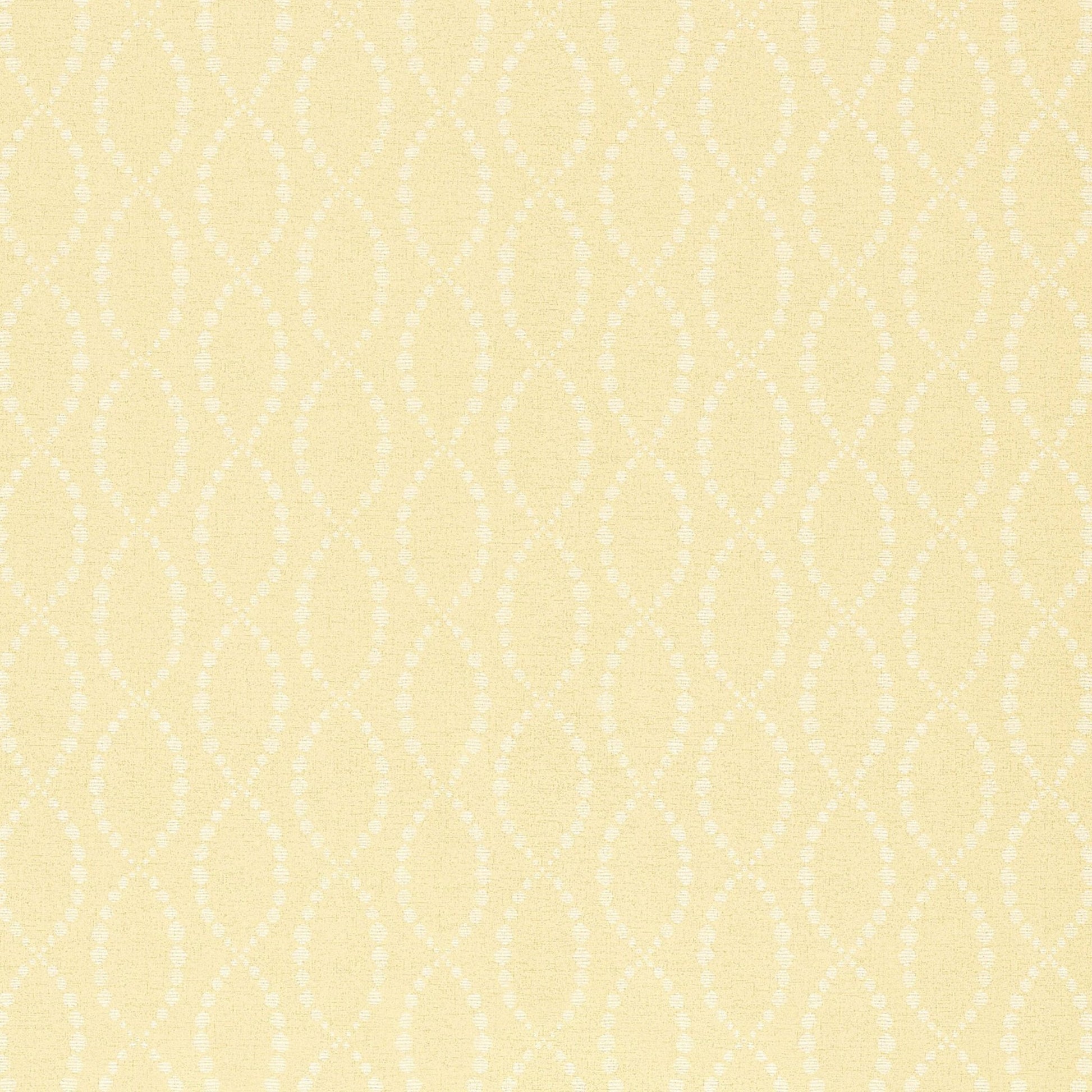 Pearl Trellis Wallpaper - Yellow - Thibaut - T1892 - Premier Wallcovering