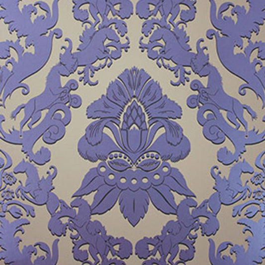 Pegasus Wallpaper - Taupe/ Metallic Ink - Matthew Williamson - W6540-05 - Premier Wallcovering