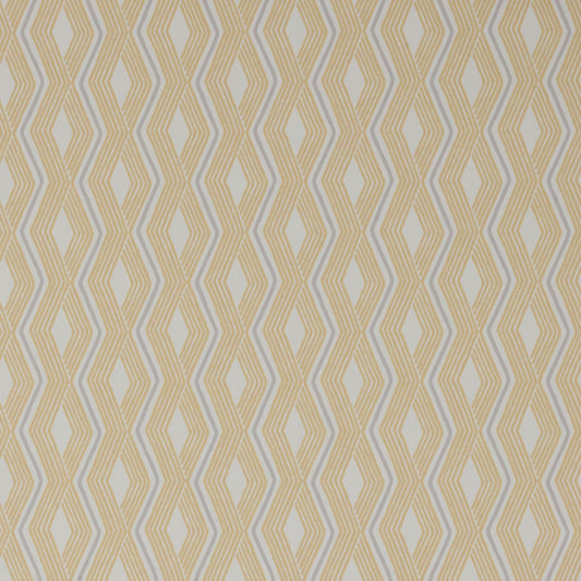Pemba Wallpaper - Yellow/Grey - J177W - 01 - Jane Churchill - Premier Wallcovering