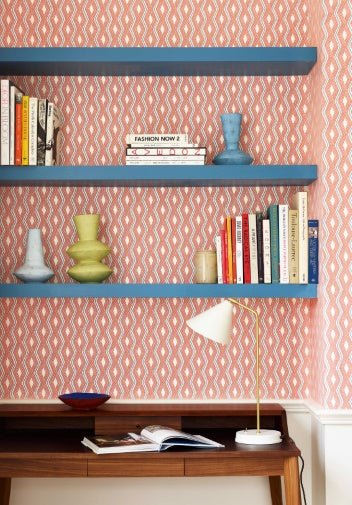 Pemba Wallpaper - Yellow/Grey - J177W - 01 - Jane Churchill - Premier Wallcovering