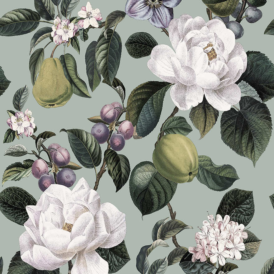 Pendula Wallpaper - Aqua - Holden Décor - 91912 - Premier Wallcovering