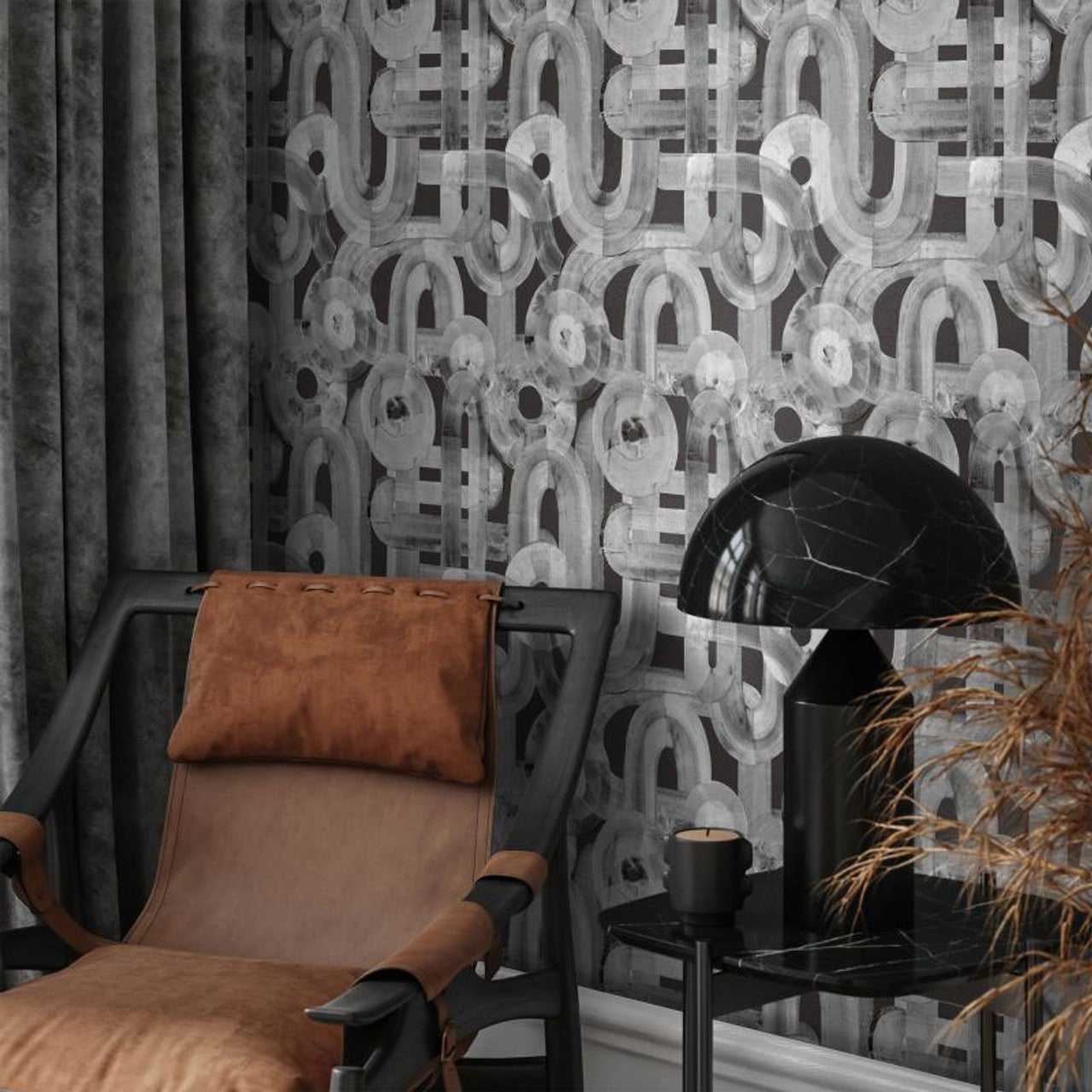 Penello Salt Wallpaper - Black Cumin - Hohenberger - 65324 - Premier Wallcovering