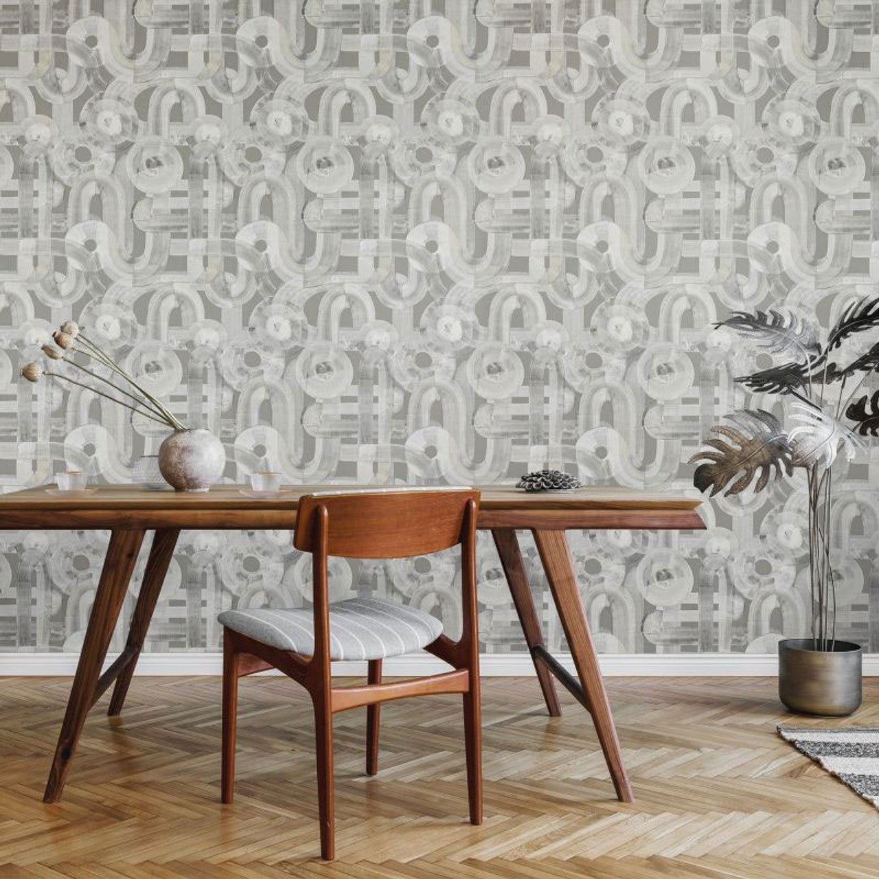 Penello Salt Wallpaper - Allspice - Hohenberger - 65323 - Premier Wallcovering