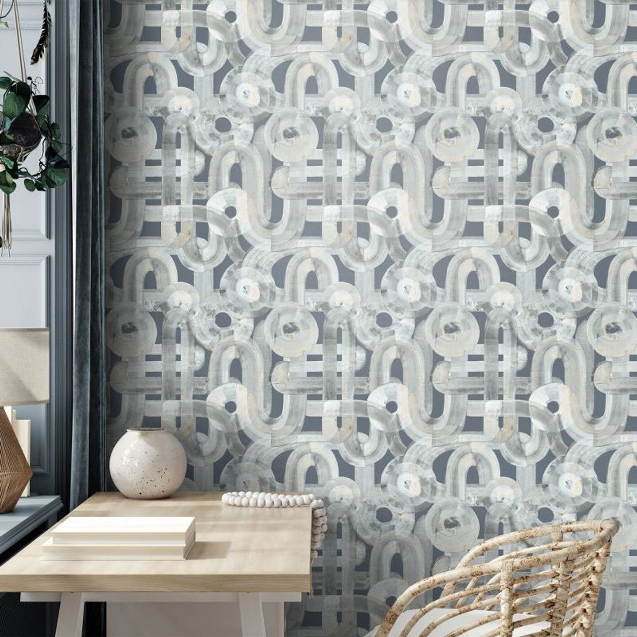 Penello Salt Wallpaper - Poppy Seed - Hohenberger - 65320 - Premier Wallcovering
