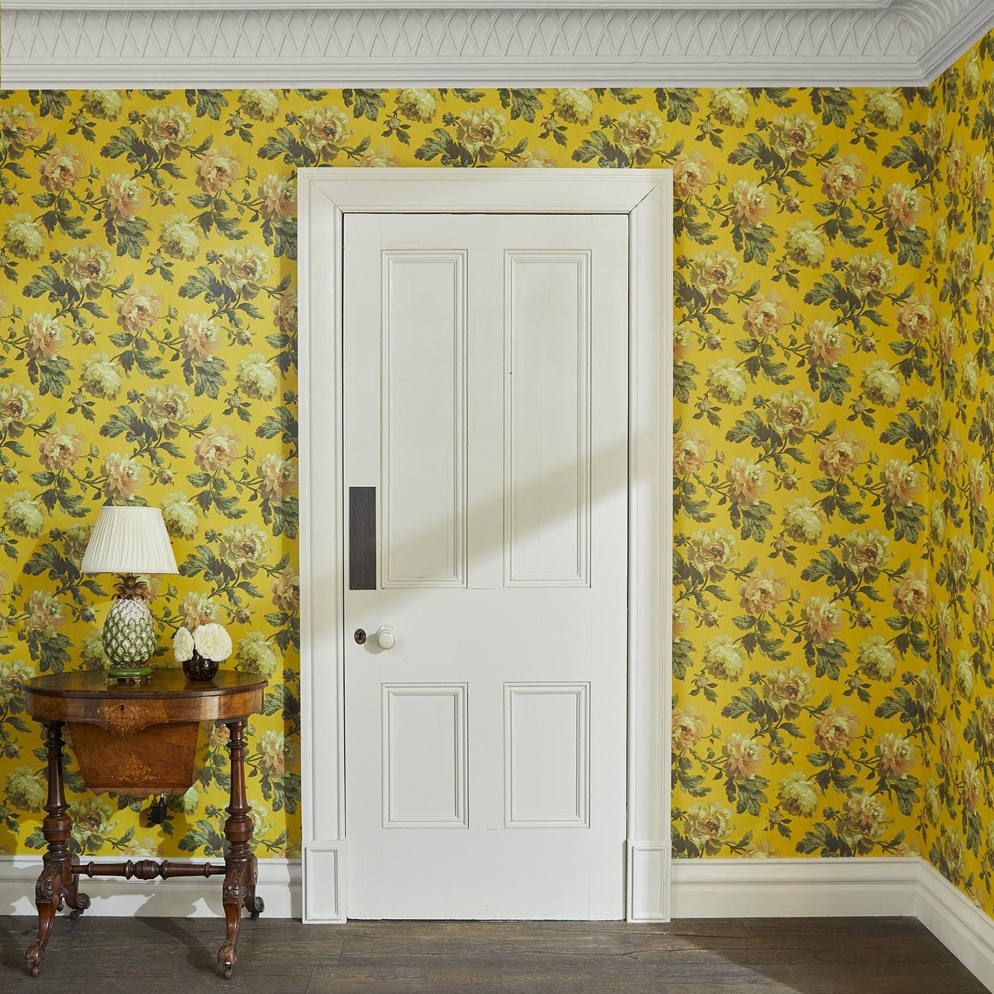 Peoneden Wallpaper - Ochre - House of Hackney - 1 - WA - PEO - DI - OCH - XXX - Premier Wallcovering